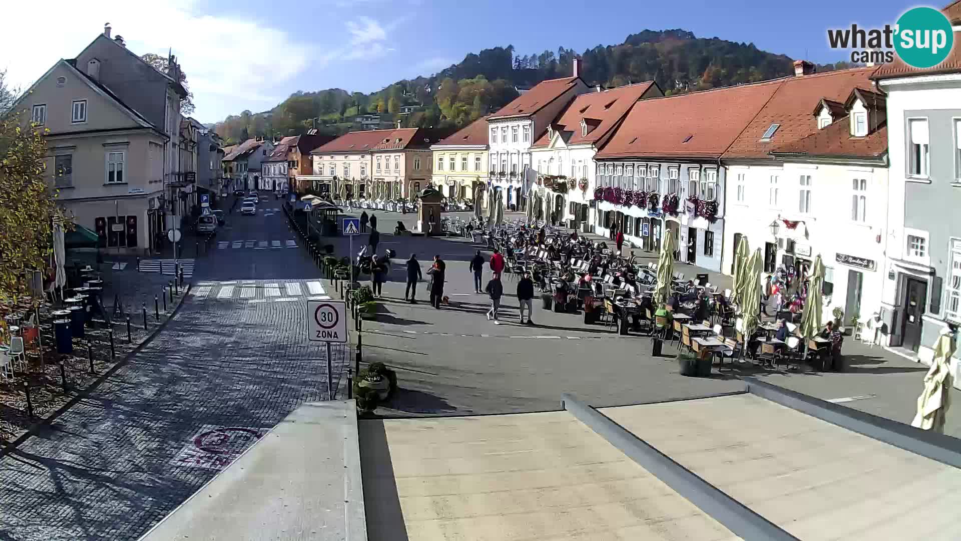Samobor – Place centrale dédié au roi Tomislav
