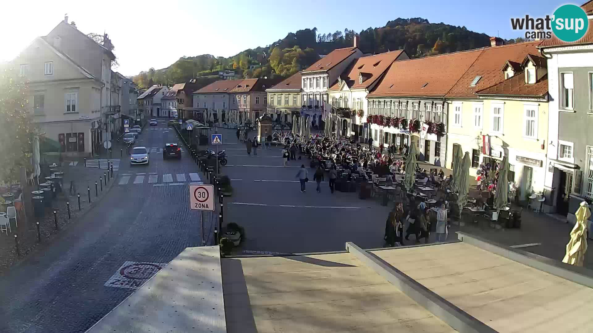 Samobor – Place centrale dédié au roi Tomislav