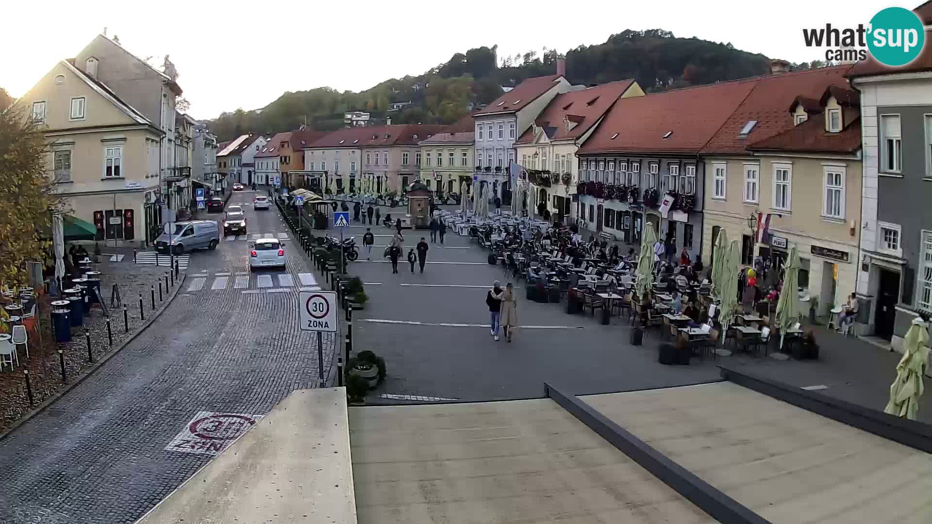 Samobor – Place centrale dédié au roi Tomislav