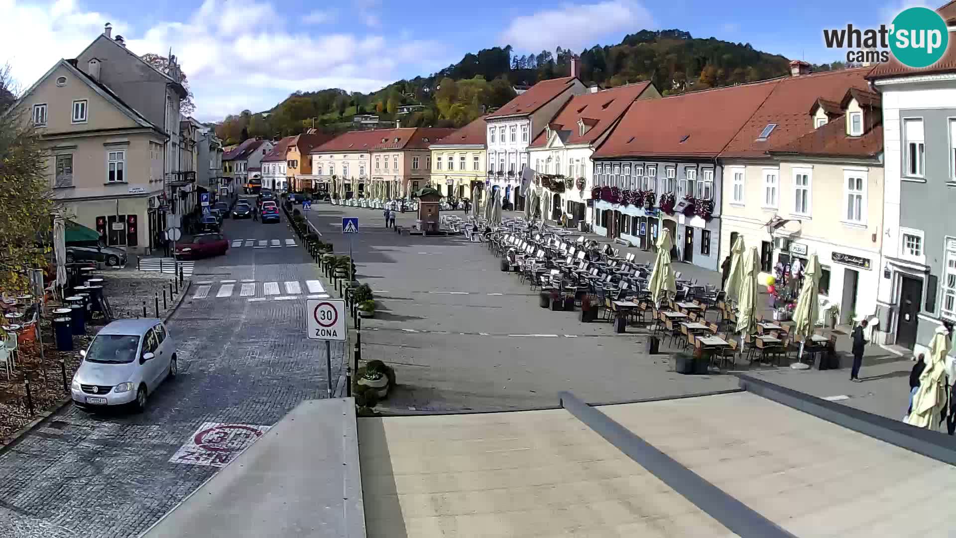 Samobor – Place centrale dédié au roi Tomislav