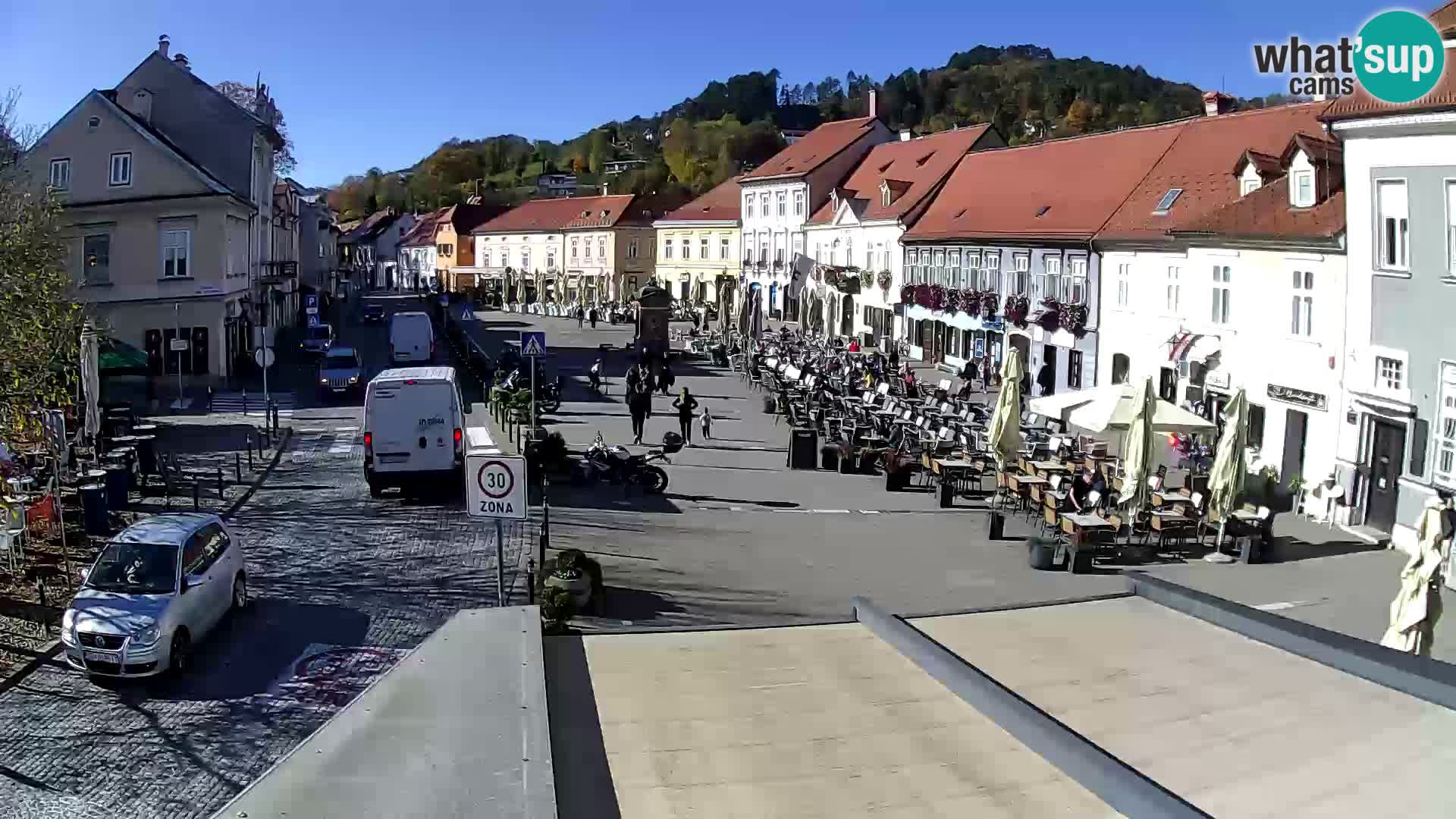 Samobor – Place centrale dédié au roi Tomislav