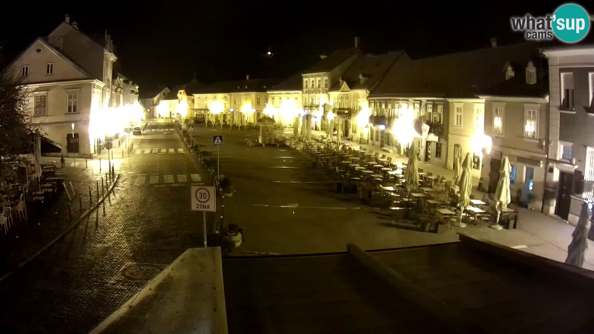 Samobor – Place centrale dédié au roi Tomislav