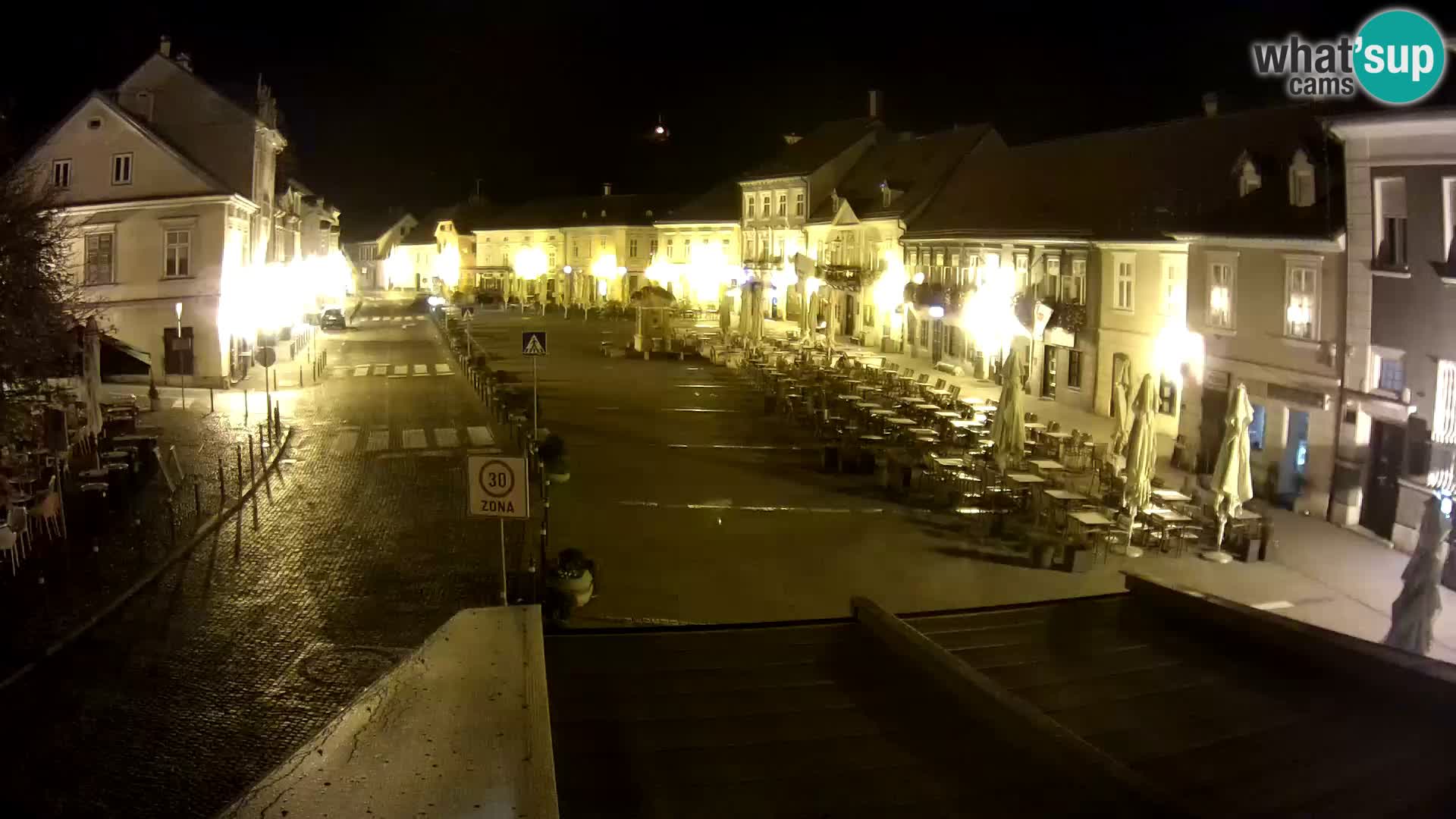 Samobor – Place centrale dédié au roi Tomislav