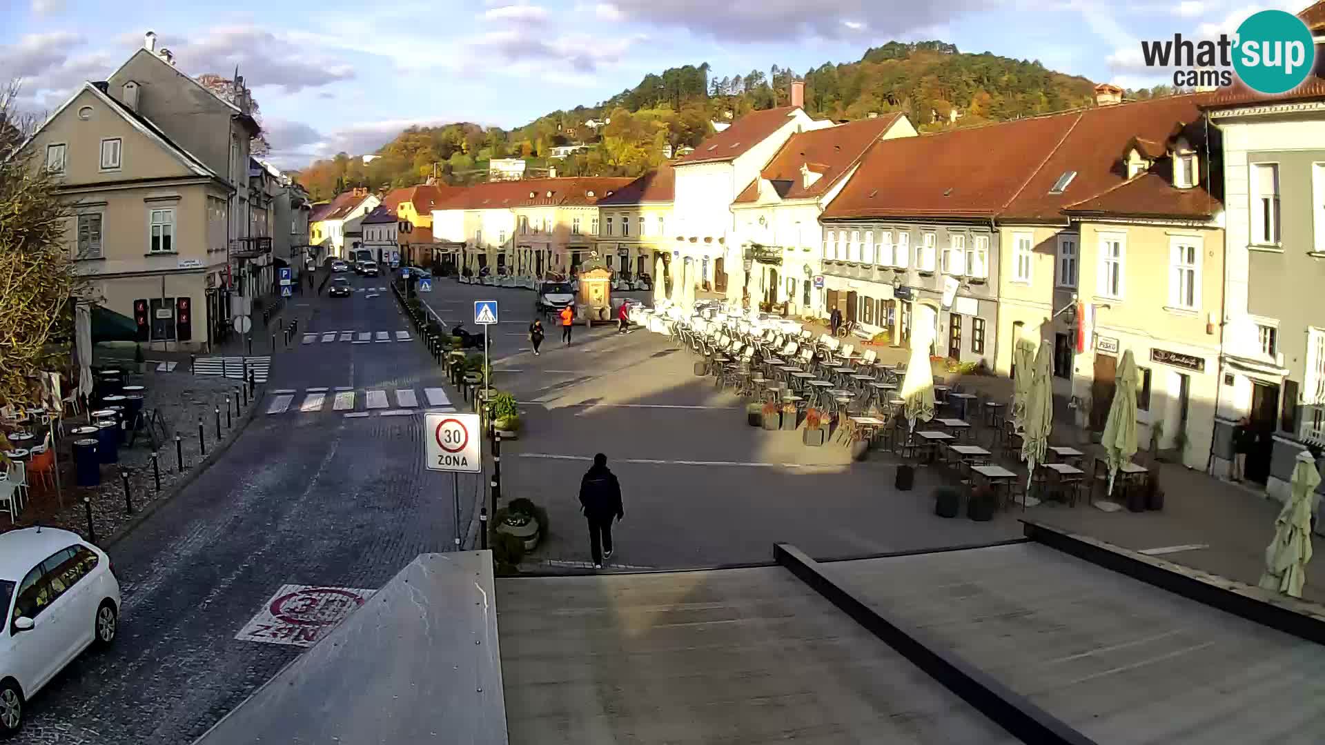 Samobor – Place centrale dédié au roi Tomislav