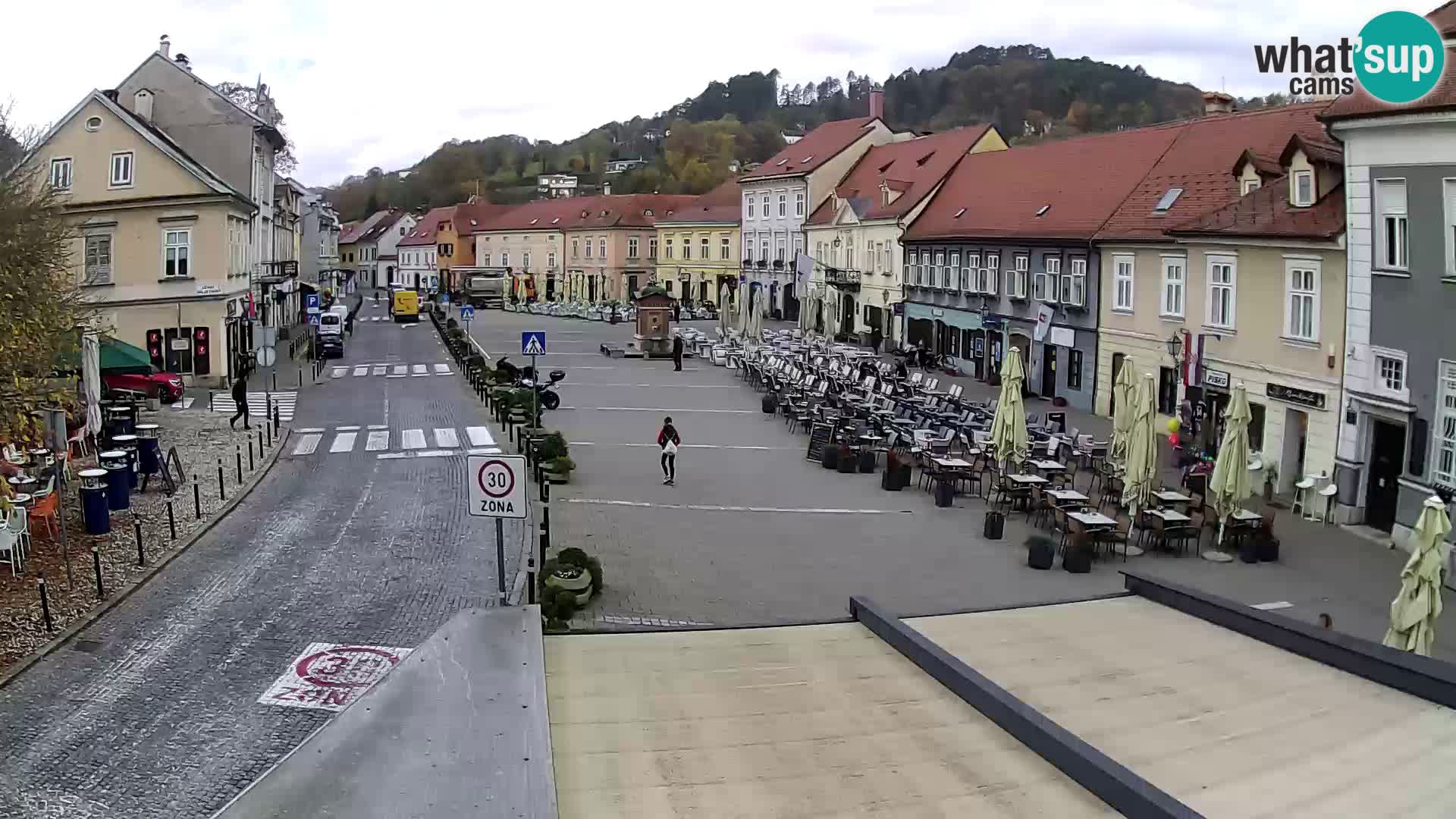 Samobor – Place centrale dédié au roi Tomislav