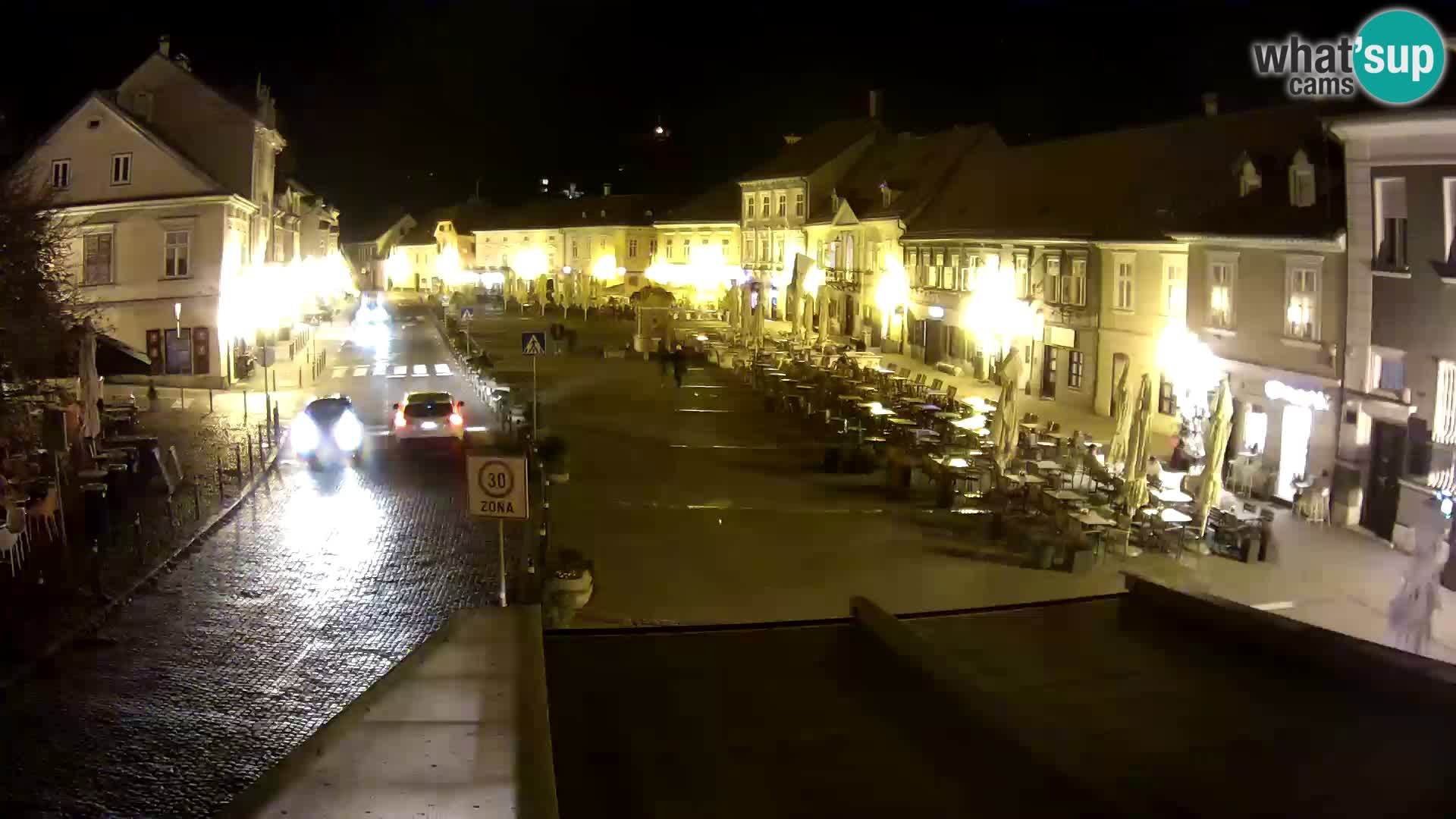 Samobor – Place centrale dédié au roi Tomislav