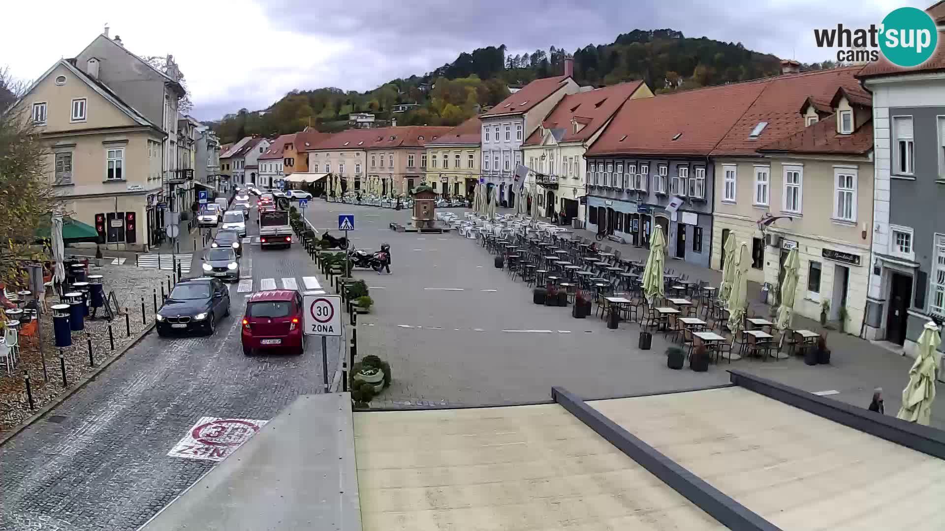 Samobor – Place centrale dédié au roi Tomislav