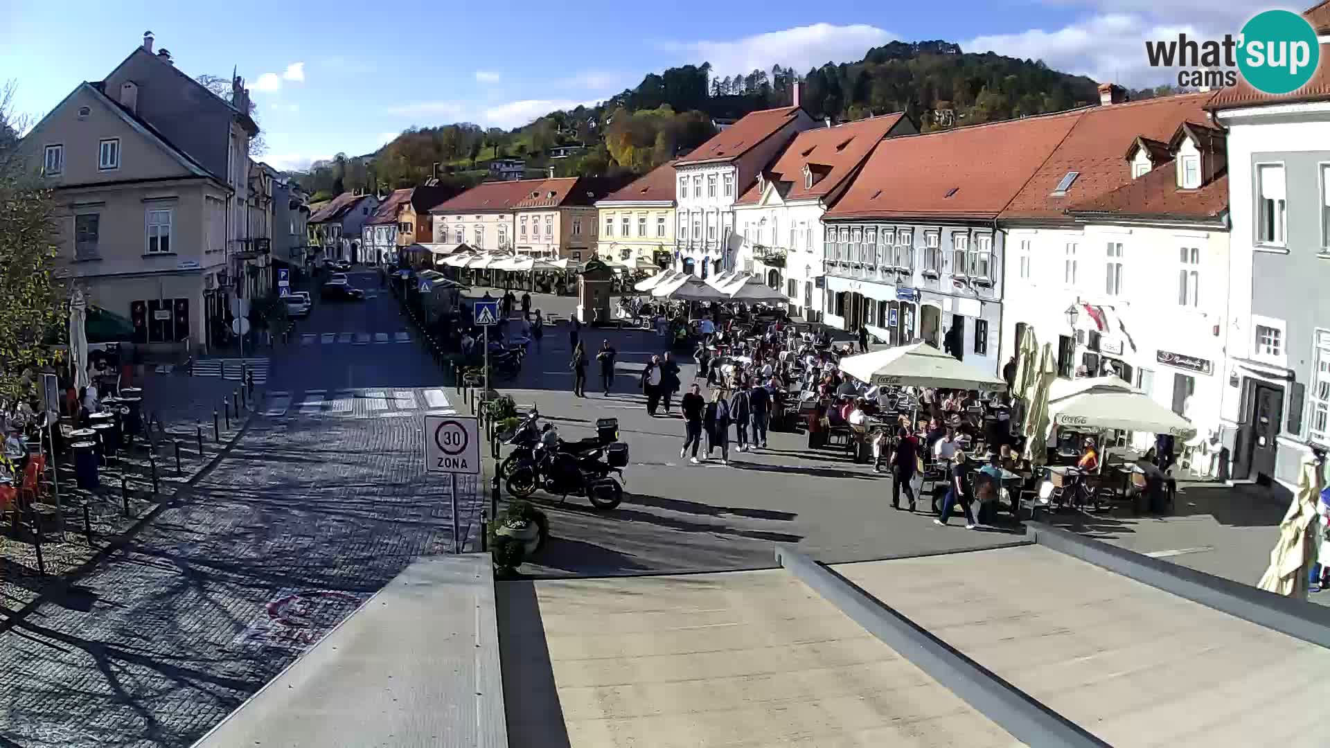 Samobor – Place centrale dédié au roi Tomislav