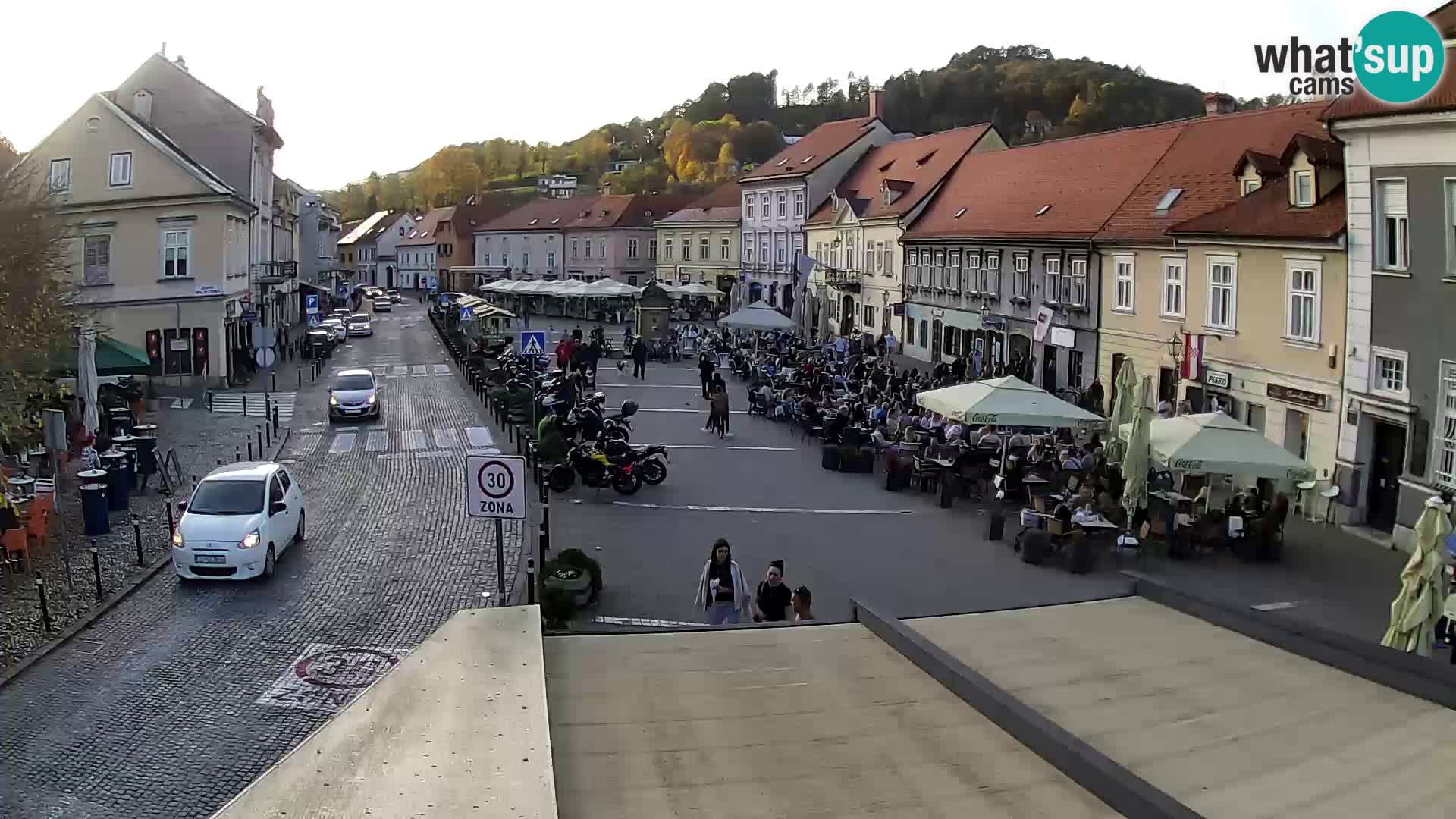 Samobor – Place centrale dédié au roi Tomislav