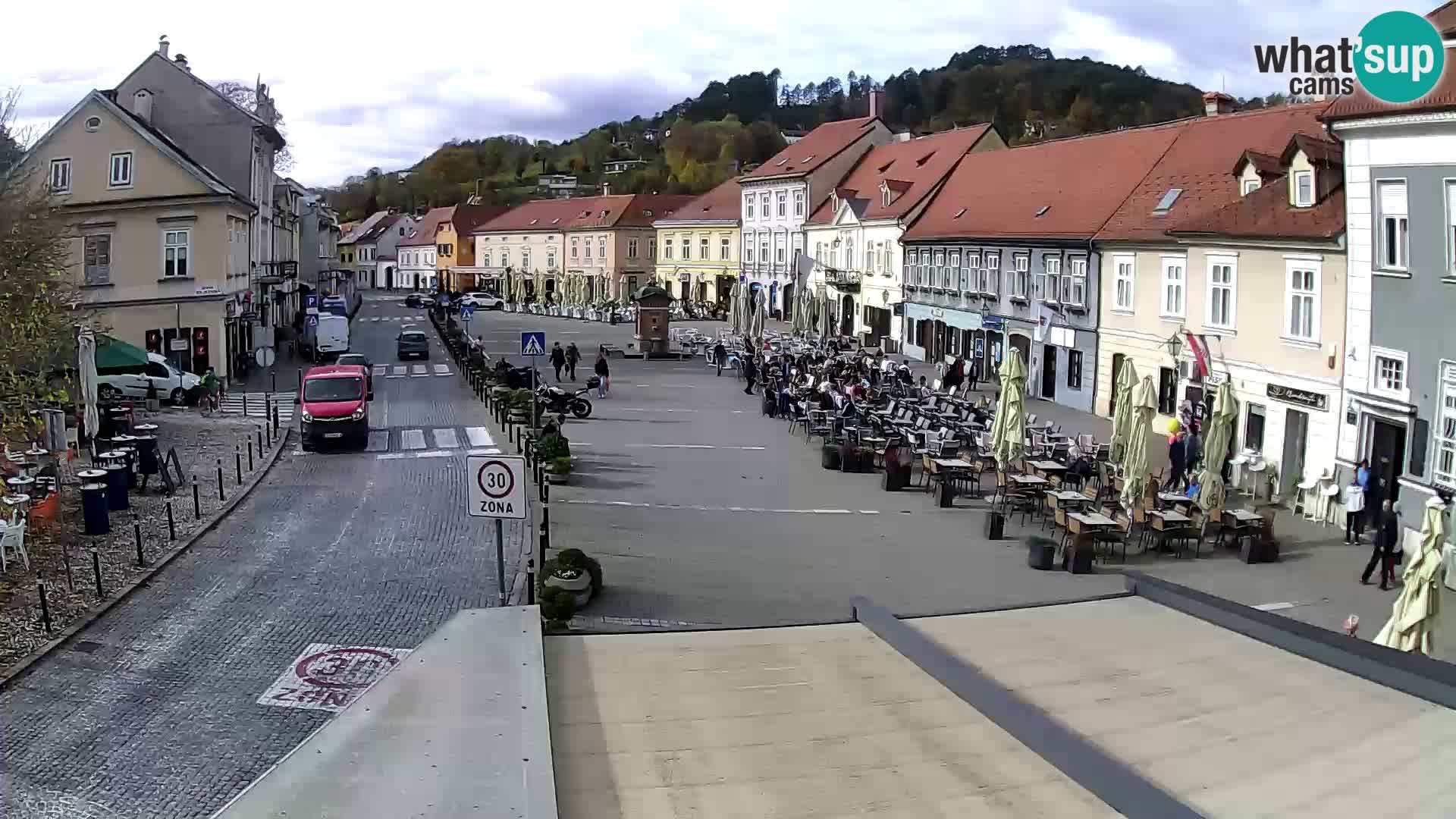 Samobor – Place centrale dédié au roi Tomislav