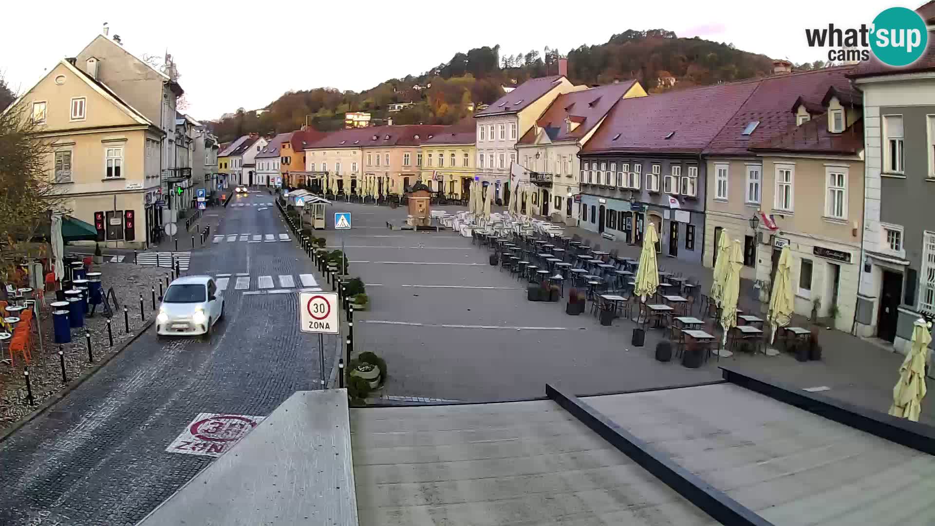 Samobor – Place centrale dédié au roi Tomislav