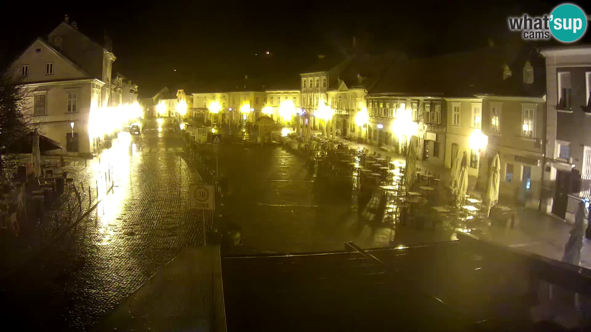 Samobor – Place centrale dédié au roi Tomislav