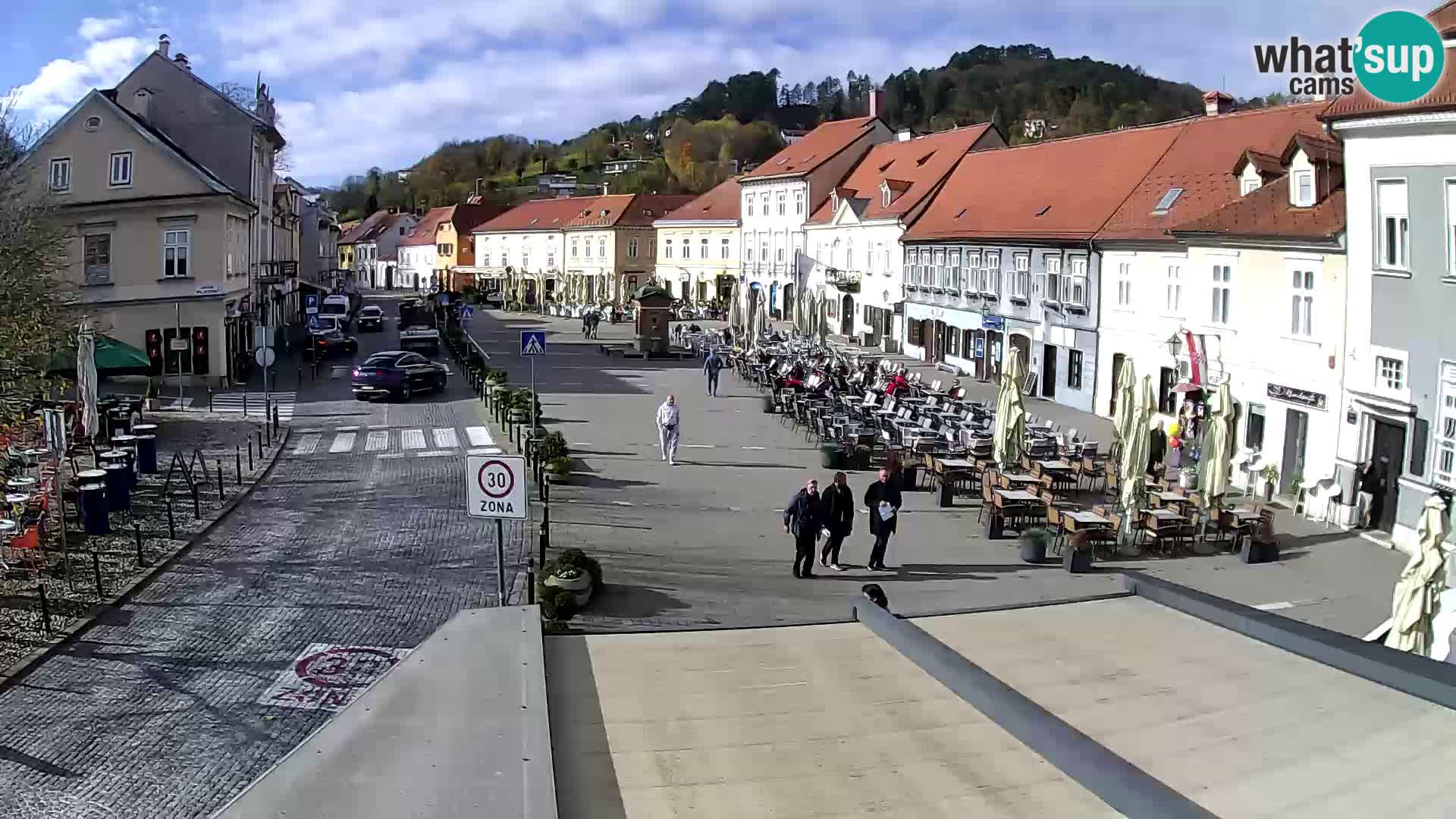 Samobor – Place centrale dédié au roi Tomislav