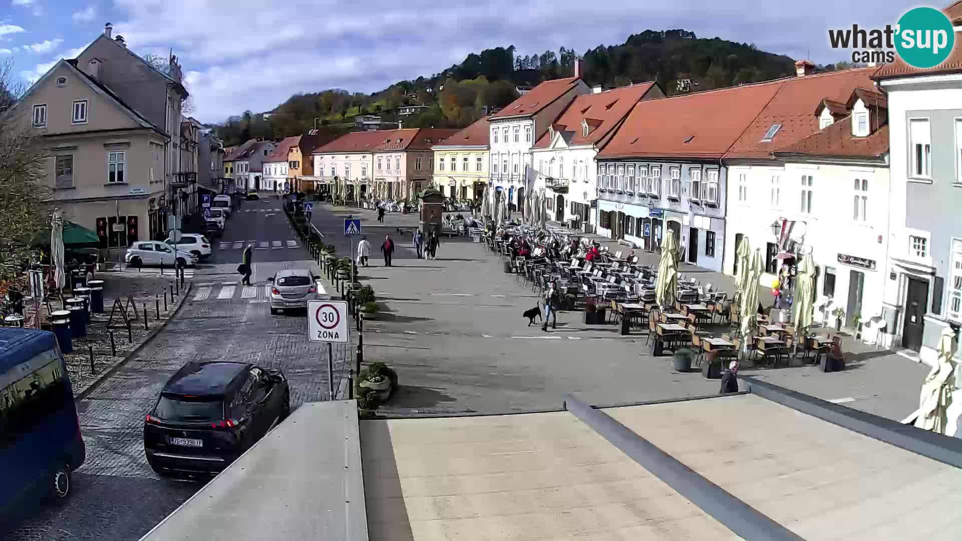 Samobor – Place centrale dédié au roi Tomislav