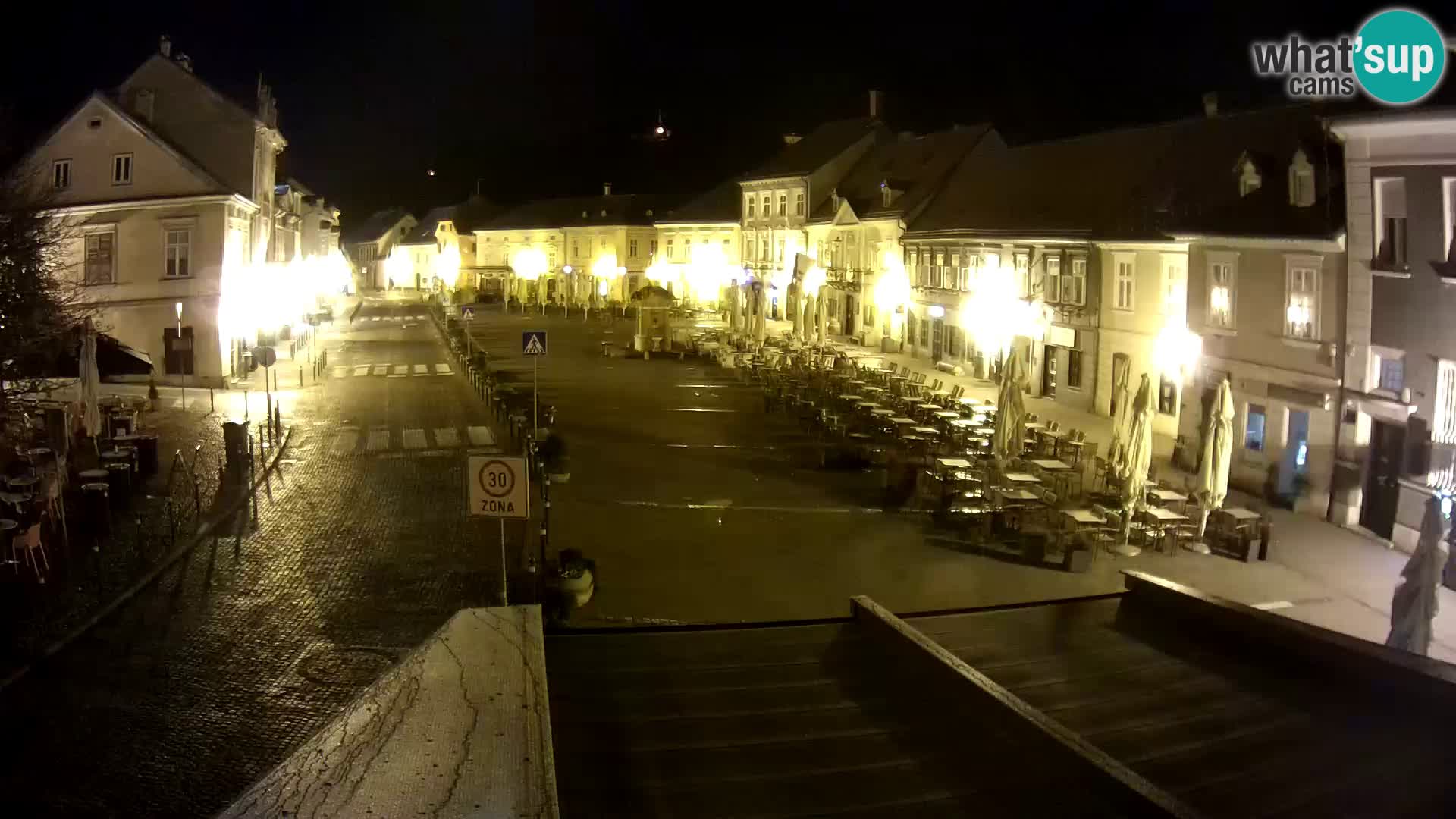Samobor – Place centrale dédié au roi Tomislav