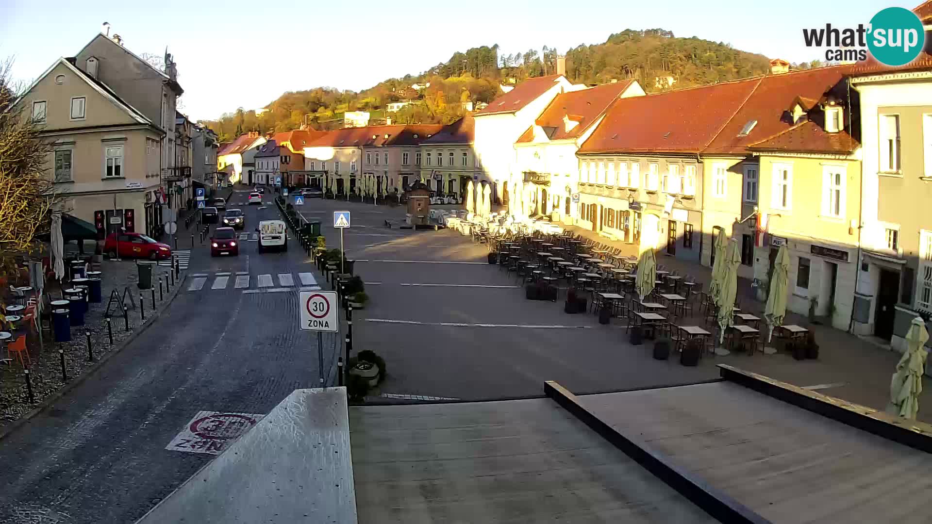 Samobor – Place centrale dédié au roi Tomislav