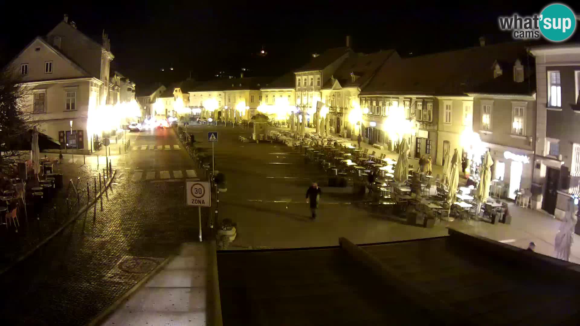 Samobor – Place centrale dédié au roi Tomislav