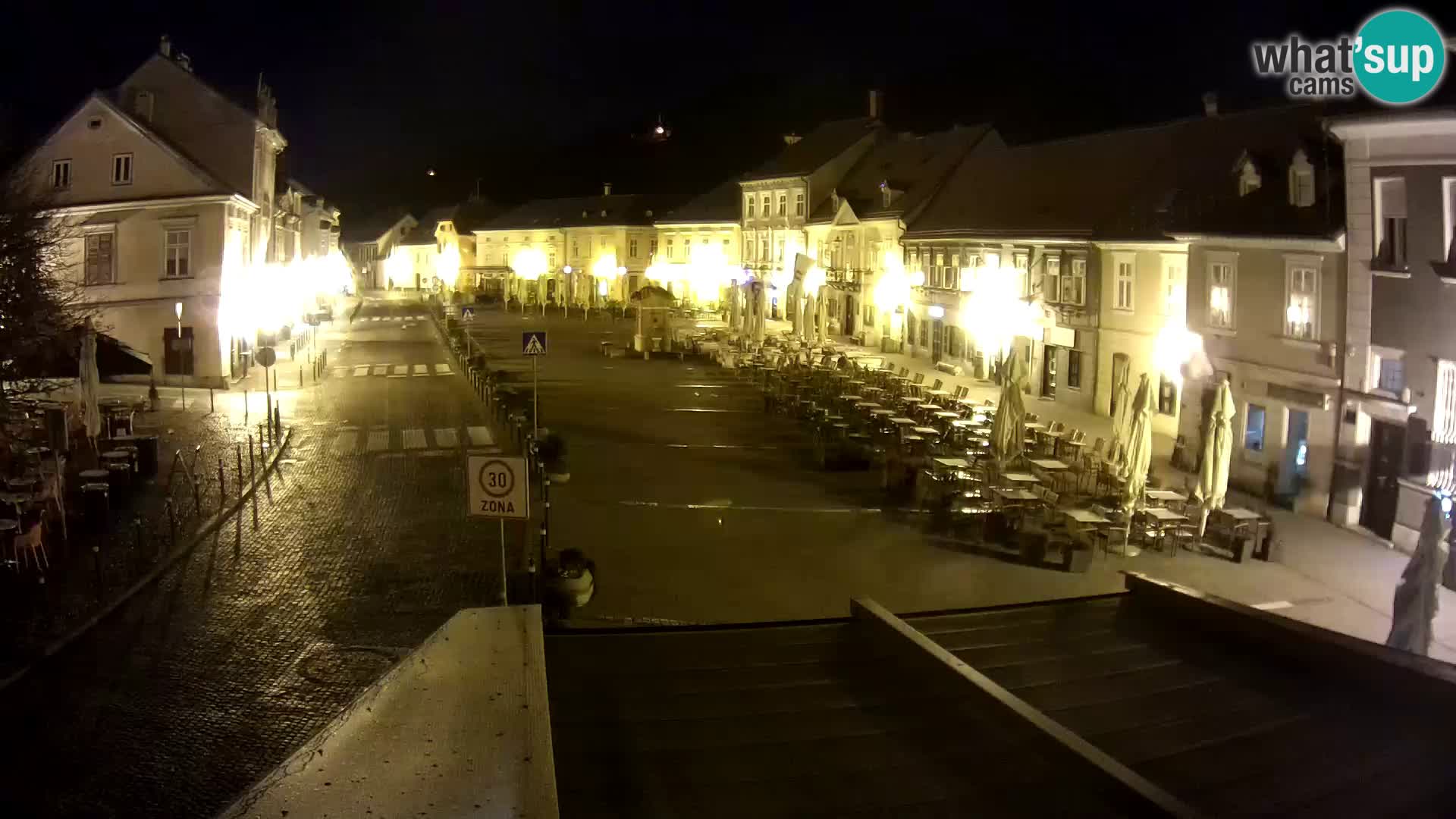 Samobor – Place centrale dédié au roi Tomislav