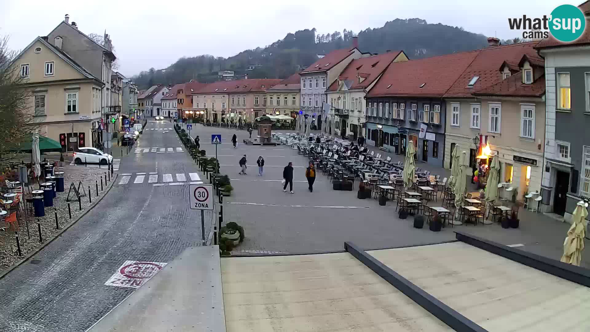 Samobor – Place centrale dédié au roi Tomislav