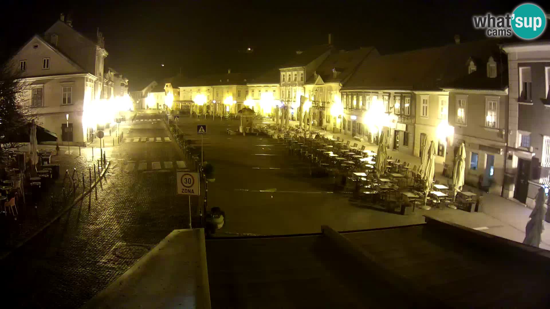 Samobor – Place centrale dédié au roi Tomislav