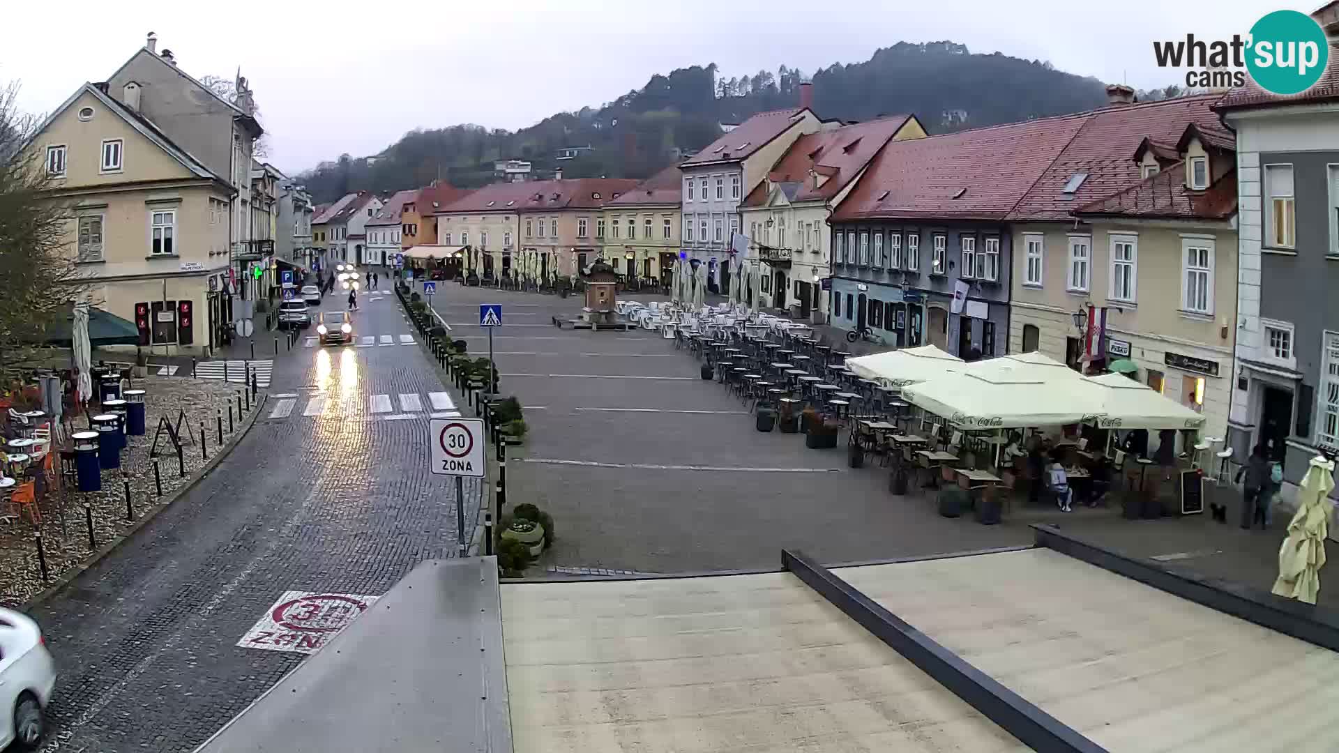 Samobor – Place centrale dédié au roi Tomislav