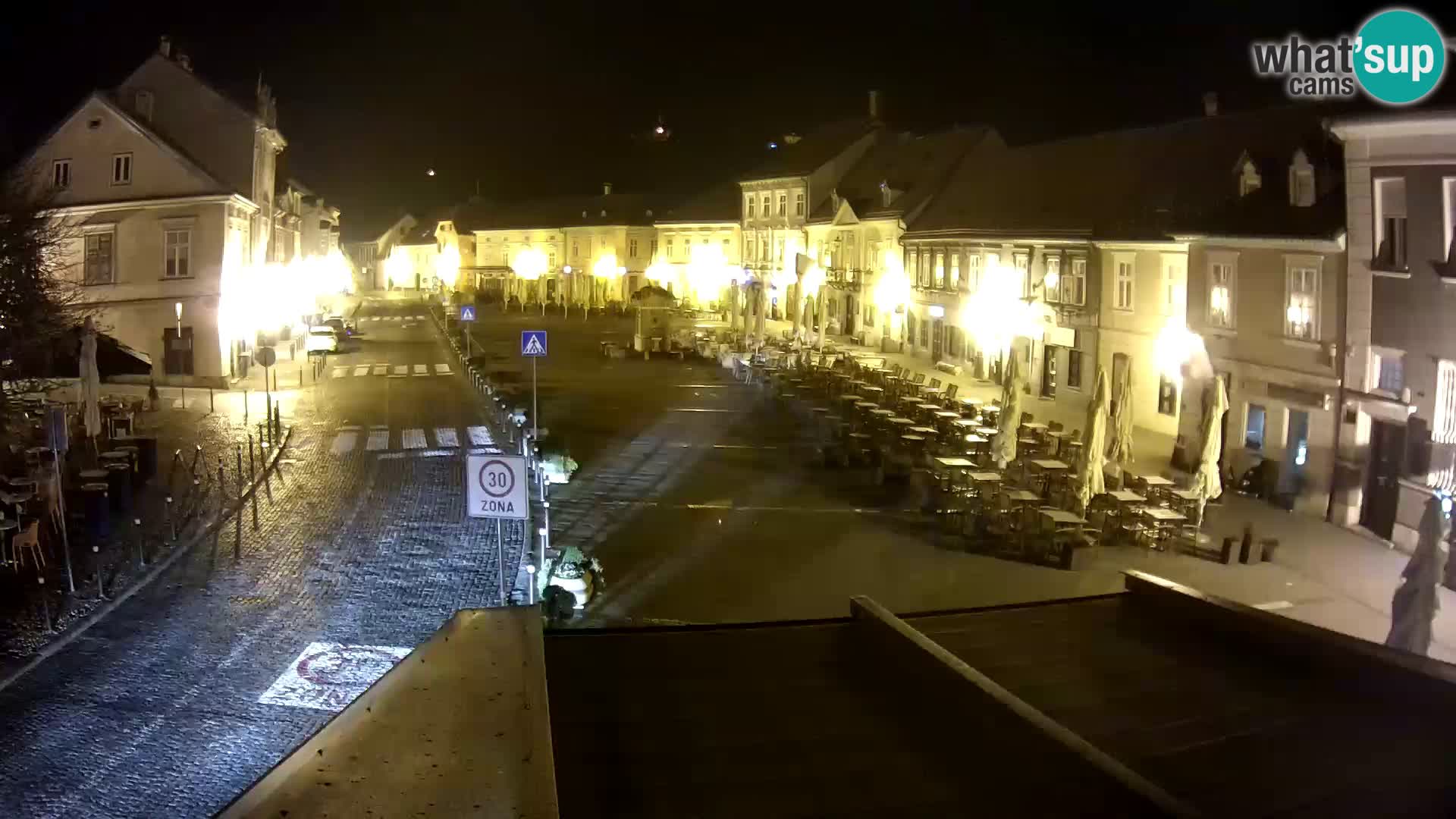 Samobor – Place centrale dédié au roi Tomislav