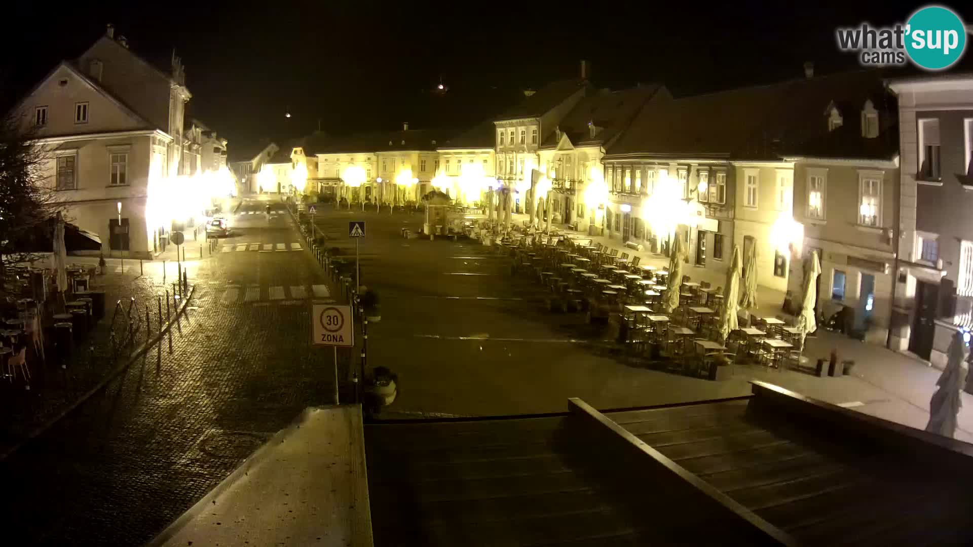 Samobor – Place centrale dédié au roi Tomislav