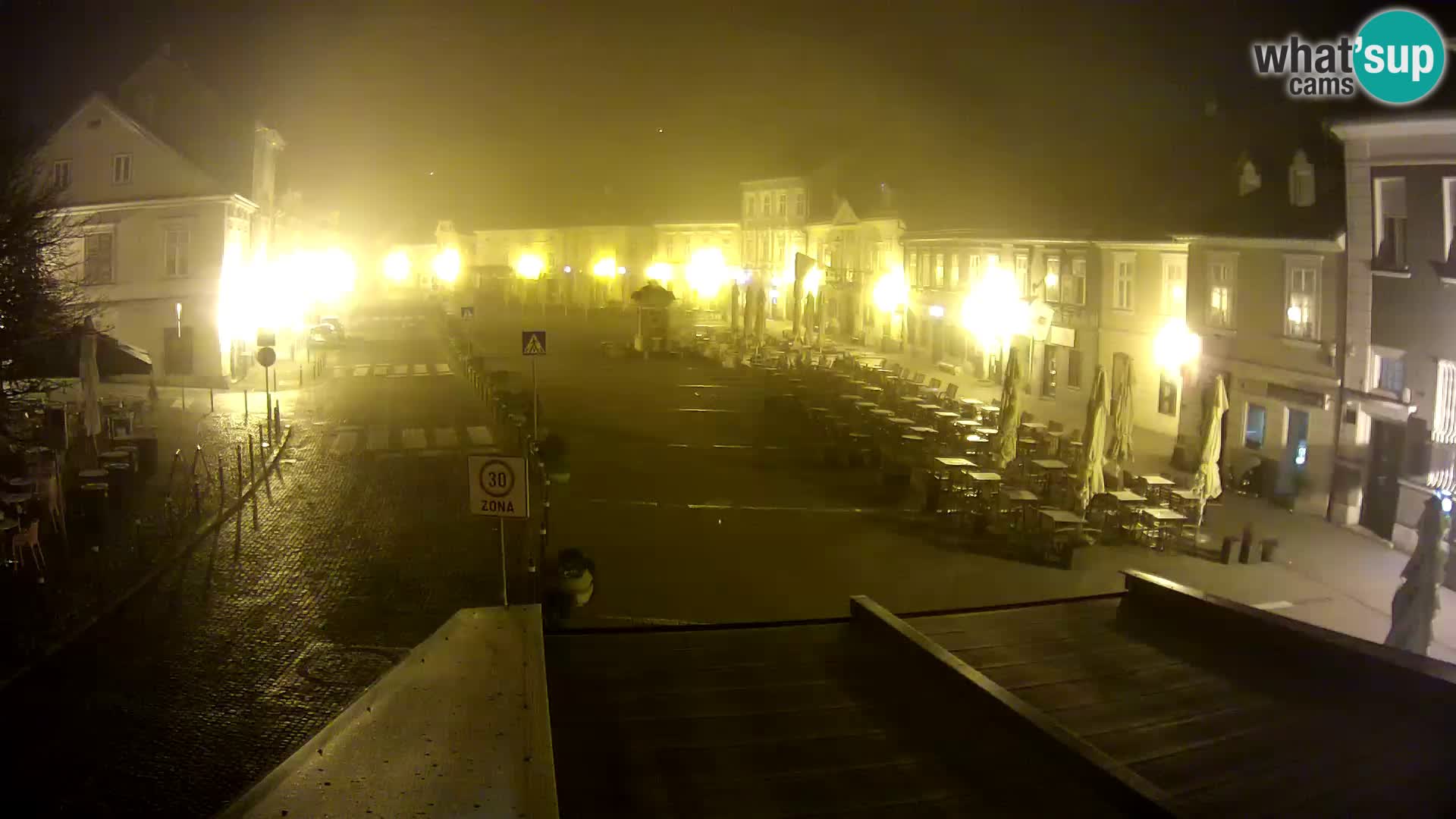 Samobor – Place centrale dédié au roi Tomislav