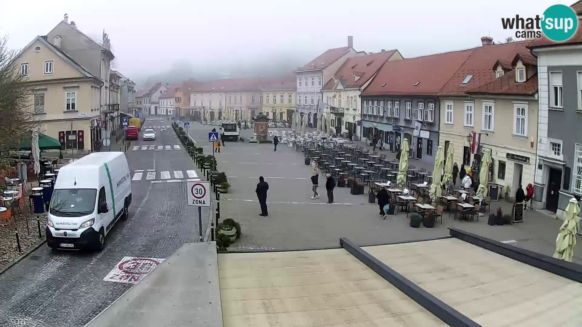 Samobor – Place centrale dédié au roi Tomislav