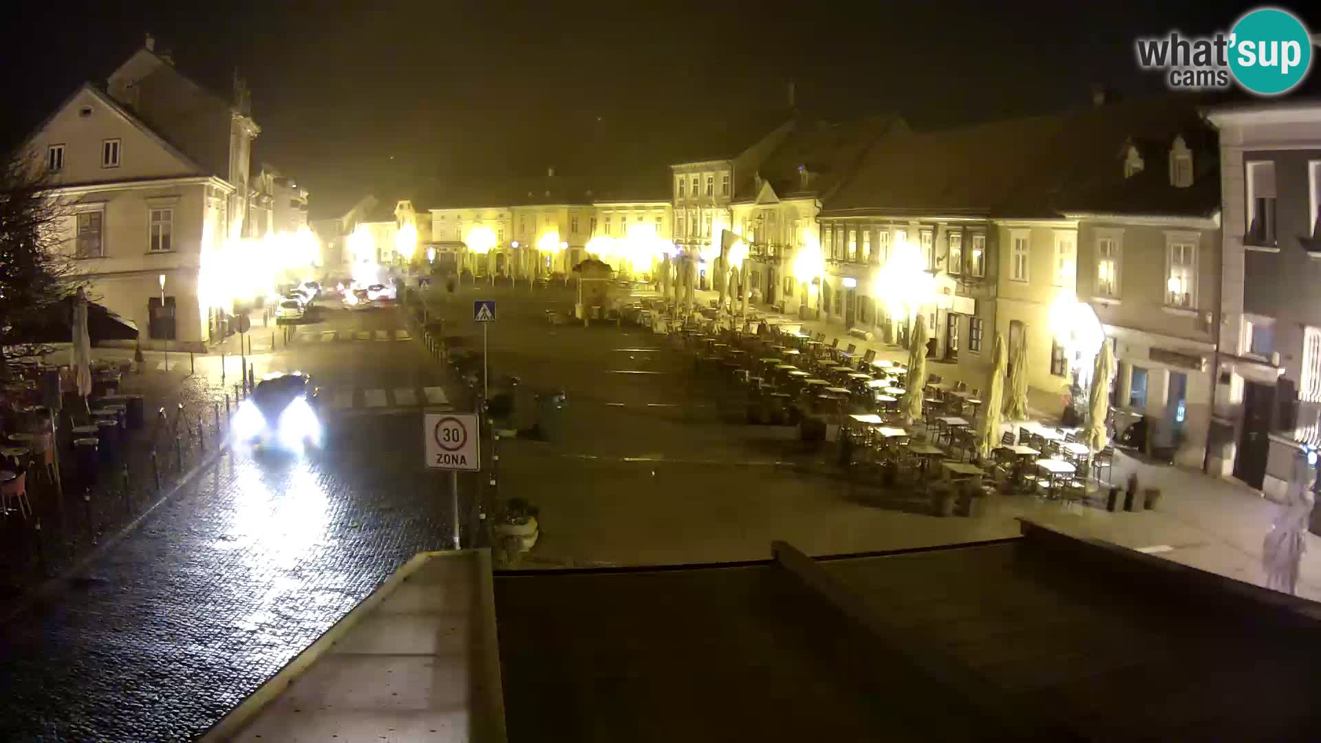 Samobor – Place centrale dédié au roi Tomislav