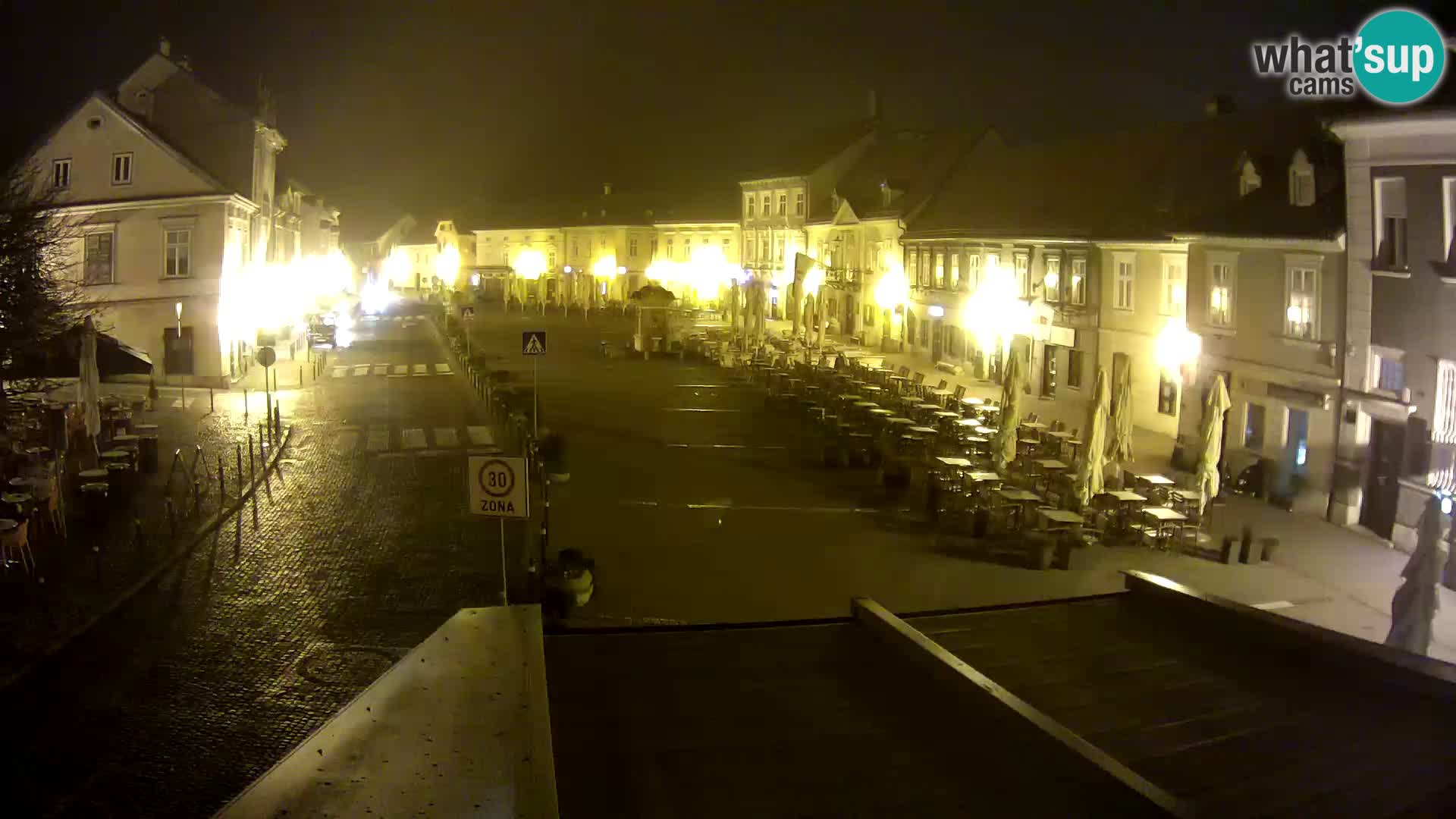 Samobor – Place centrale dédié au roi Tomislav