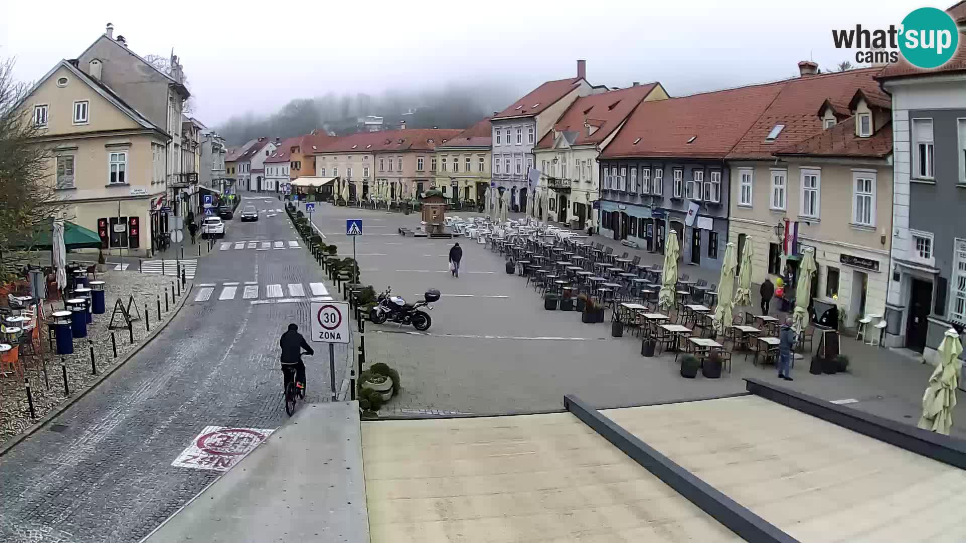 Samobor – Place centrale dédié au roi Tomislav