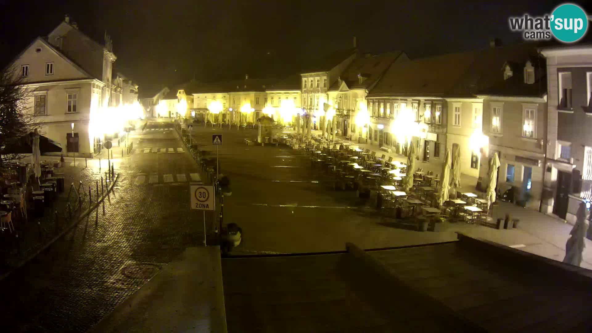 Samobor – Place centrale dédié au roi Tomislav