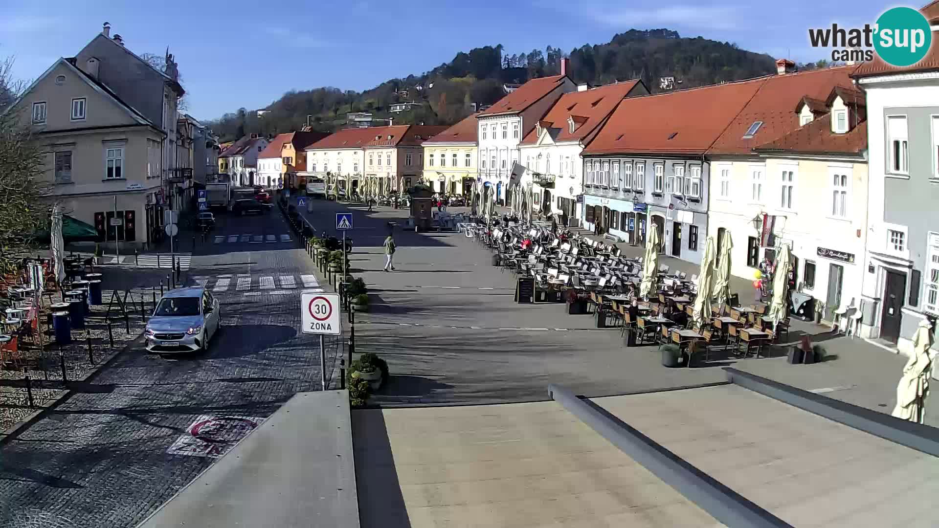 Samobor – Place centrale dédié au roi Tomislav