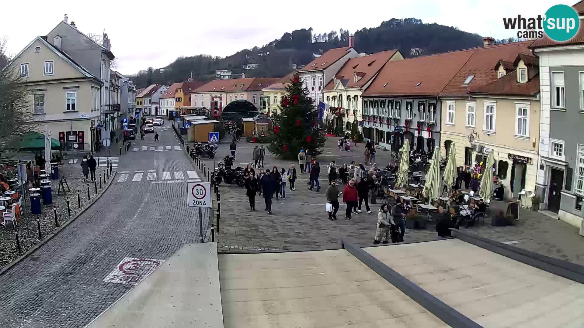 Samobor – Place centrale dédié au roi Tomislav