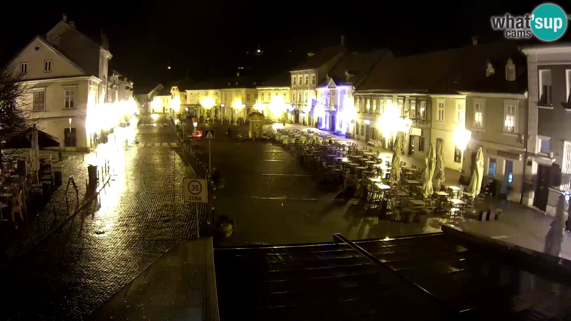 Samobor – Place centrale dédié au roi Tomislav