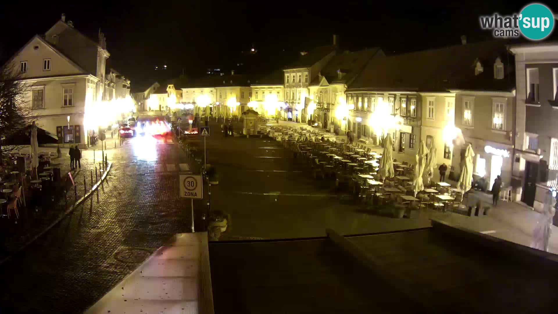 Samobor – Place centrale dédié au roi Tomislav