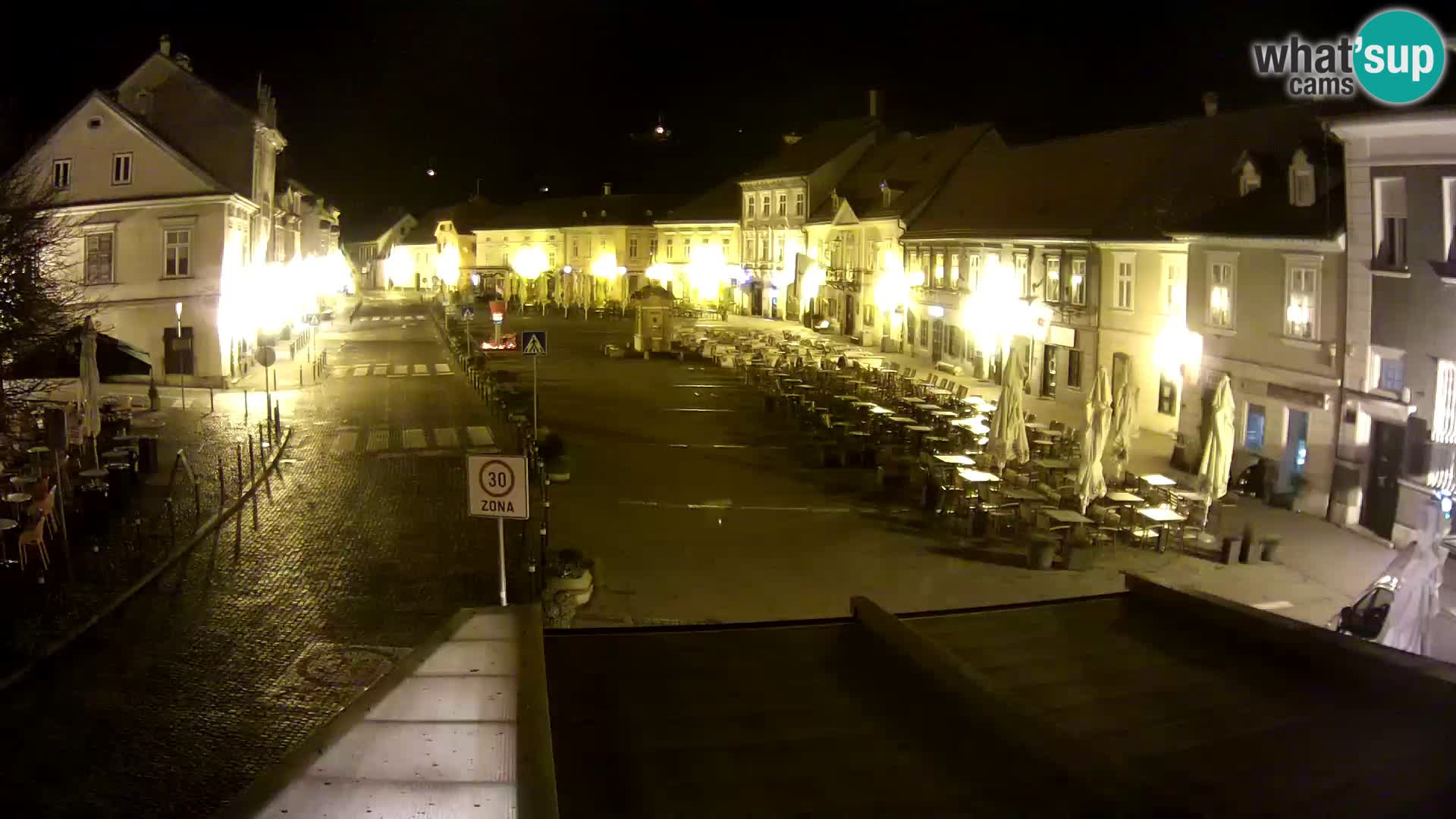 Samobor – Place centrale dédié au roi Tomislav