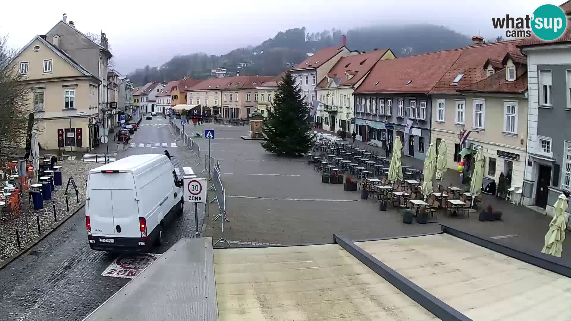 Samobor – Place centrale dédié au roi Tomislav