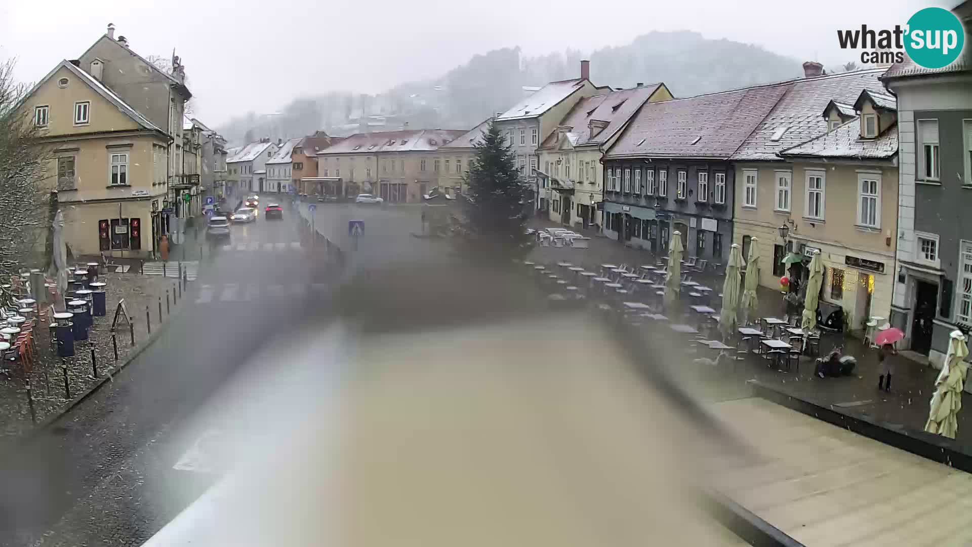 Samobor – Place centrale dédié au roi Tomislav