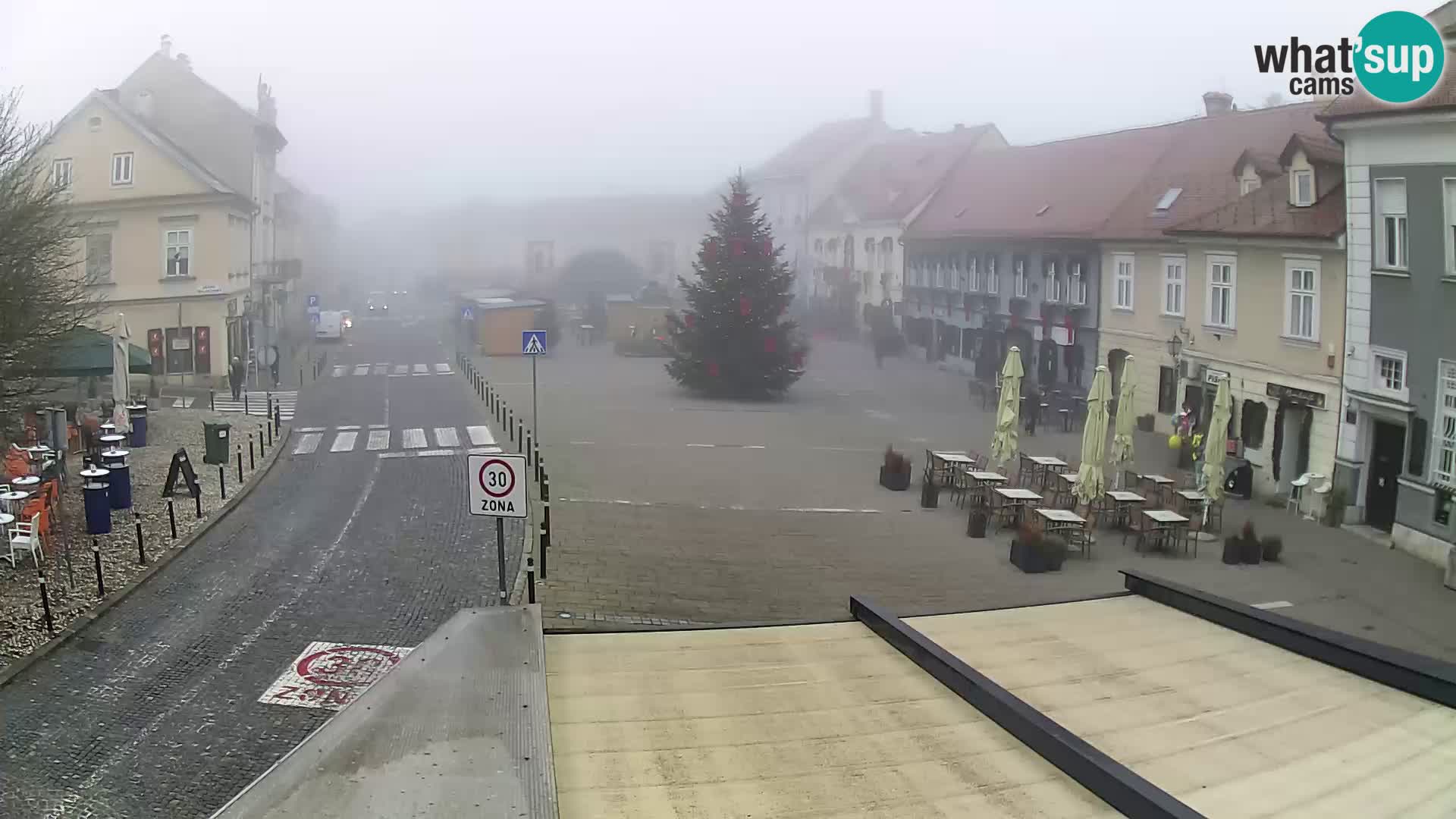 Samobor – Place centrale dédié au roi Tomislav