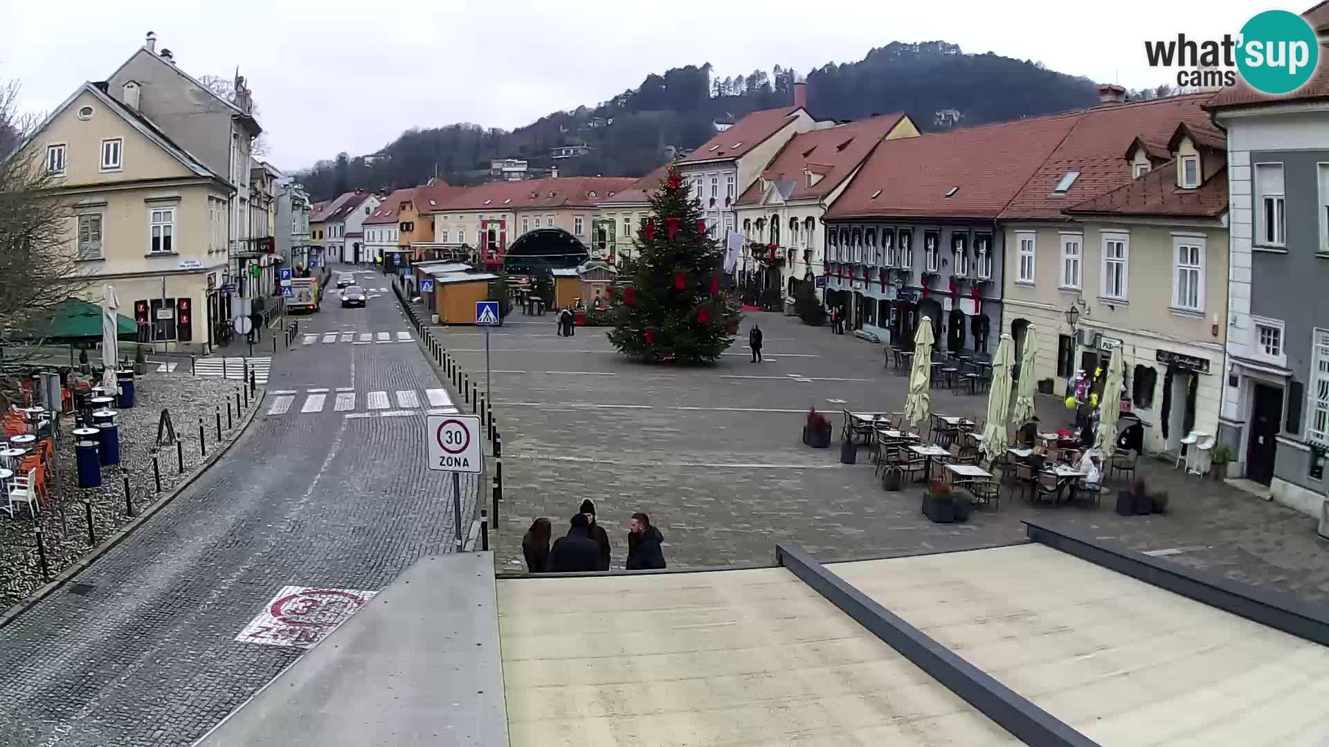 Samobor – Place centrale dédié au roi Tomislav