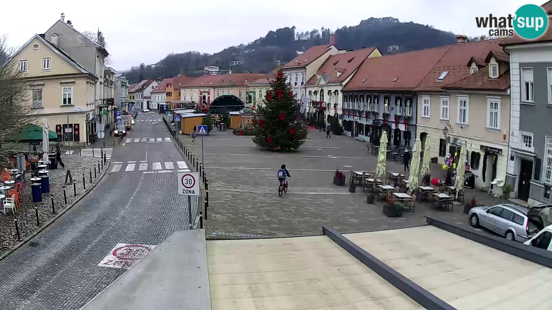 Samobor – Place centrale dédié au roi Tomislav