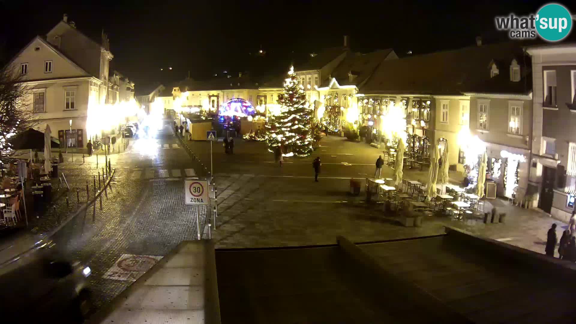 Samobor – Place centrale dédié au roi Tomislav