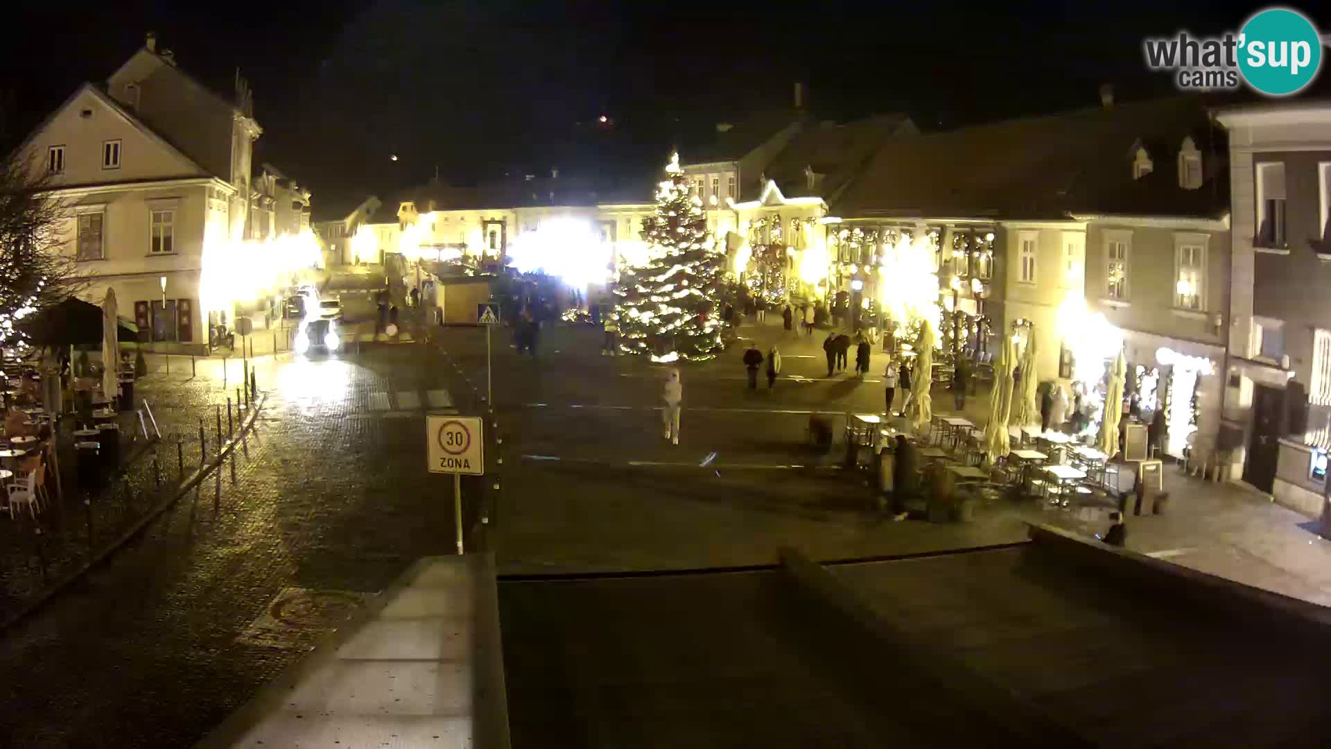 Samobor – Place centrale dédié au roi Tomislav