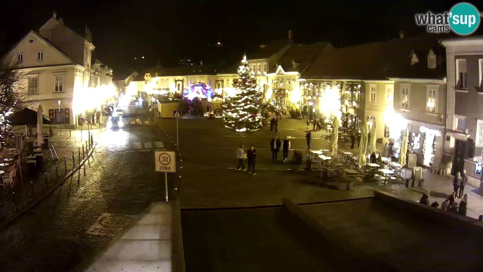 Samobor – Place centrale dédié au roi Tomislav
