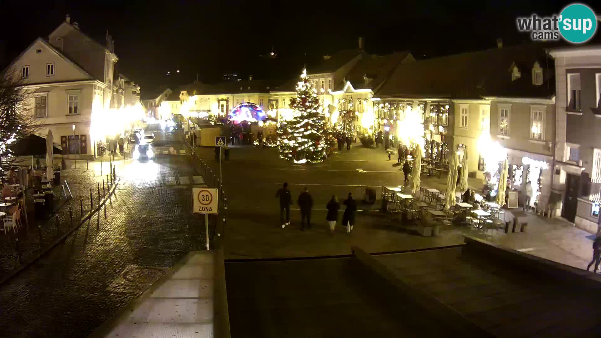 Samobor – Place centrale dédié au roi Tomislav