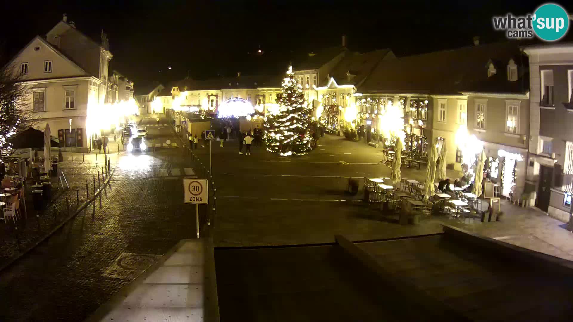 Samobor – Place centrale dédié au roi Tomislav