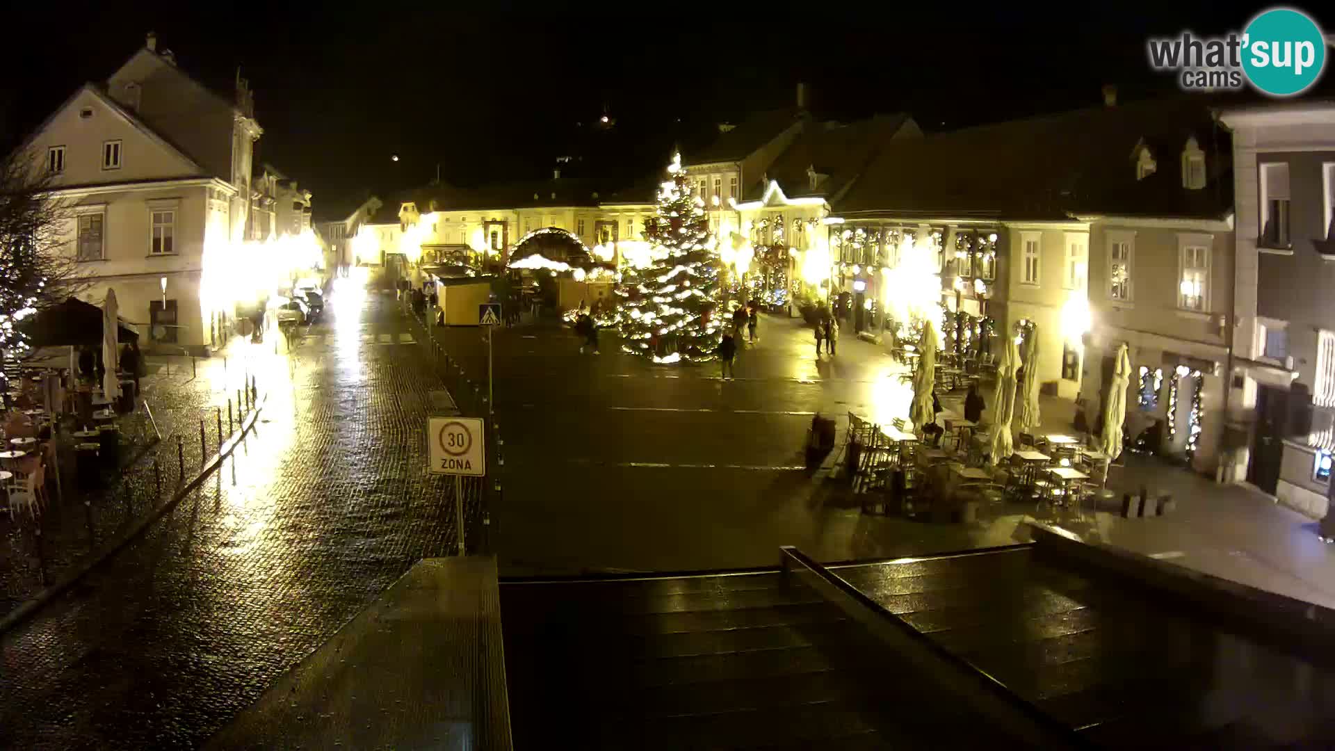 Samobor – Place centrale dédié au roi Tomislav