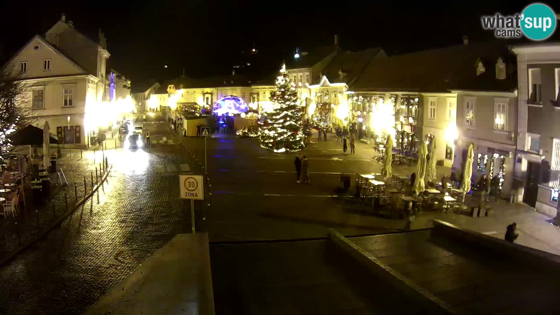 Samobor – Place centrale dédié au roi Tomislav